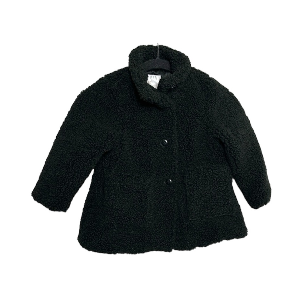 New Rachel PARCELL teddy Black Sherpa Kids Jacket size 2 toddler teddy pea coat